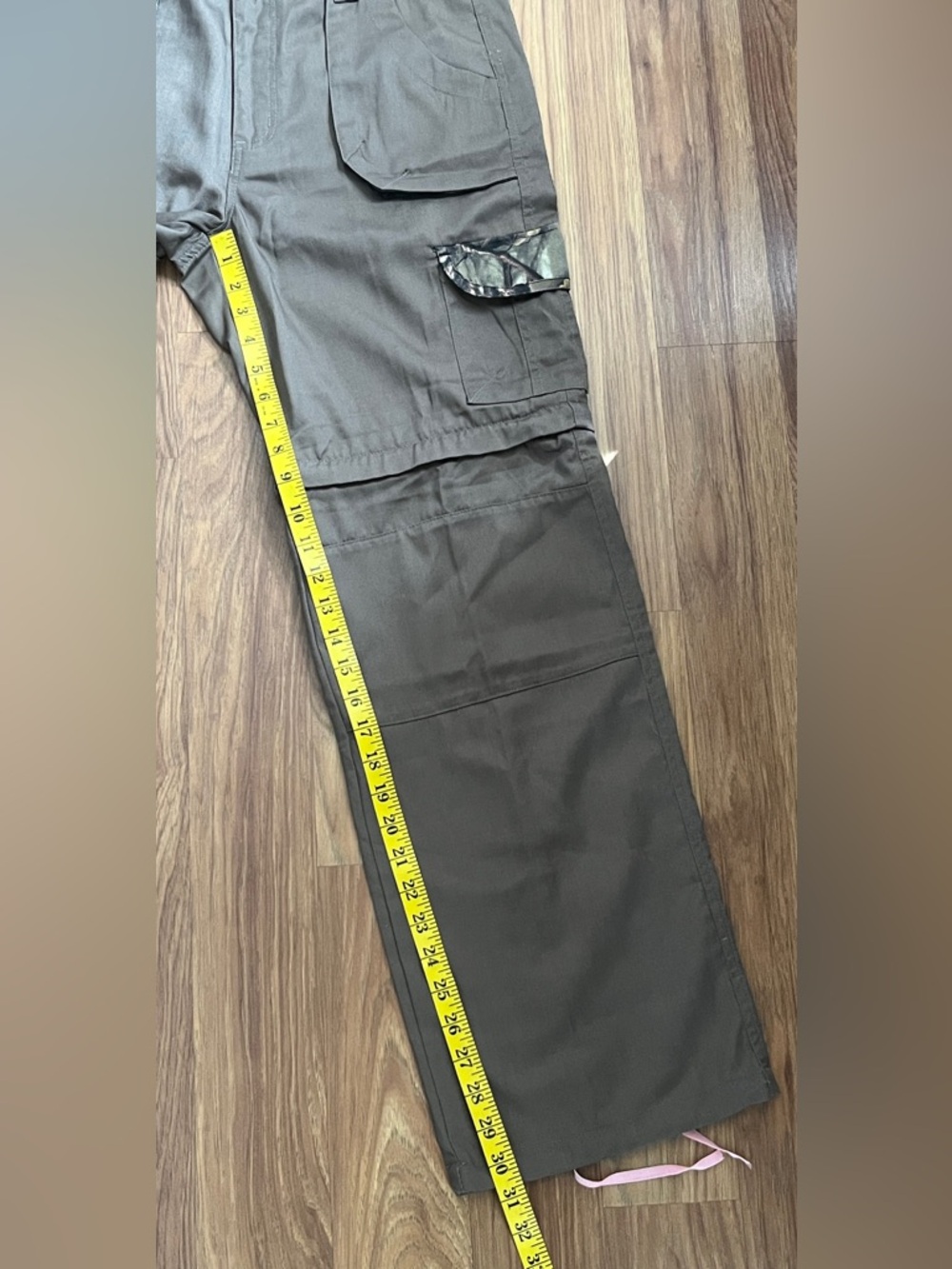 MASTER SPORTSWOMAN Convertible Cargo Pants Pink Trim Camo M - Picture 7 of 10